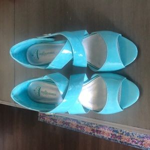 A pair of Fergalicious by Fergie high heels